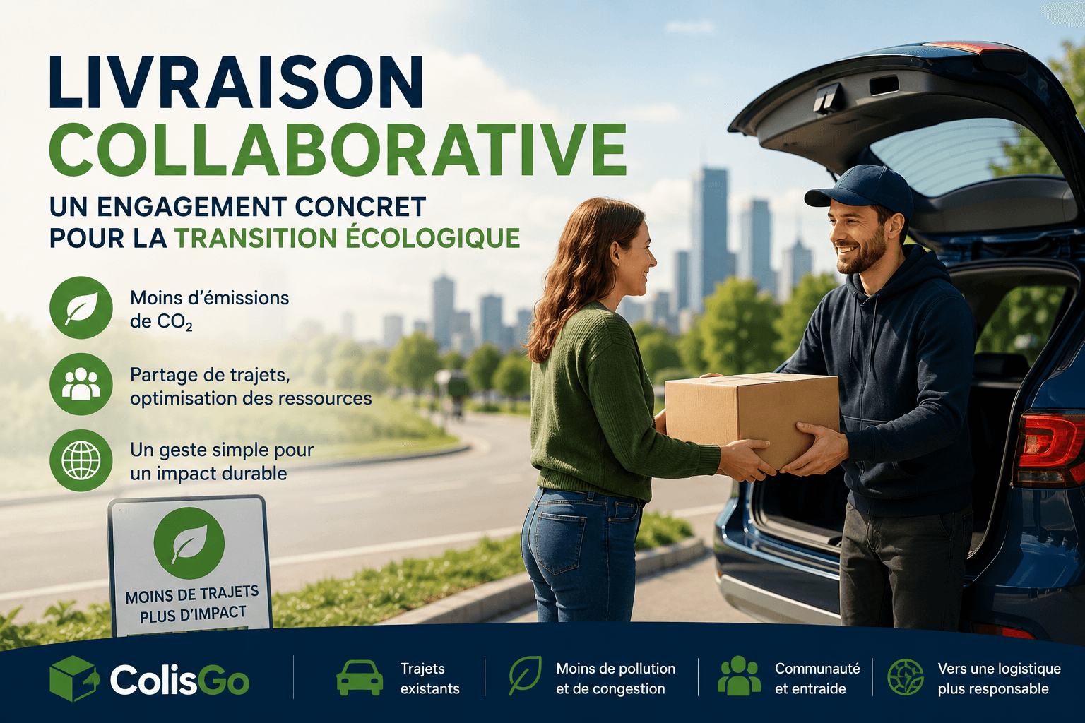 Collaborative trip for more responsible delivery